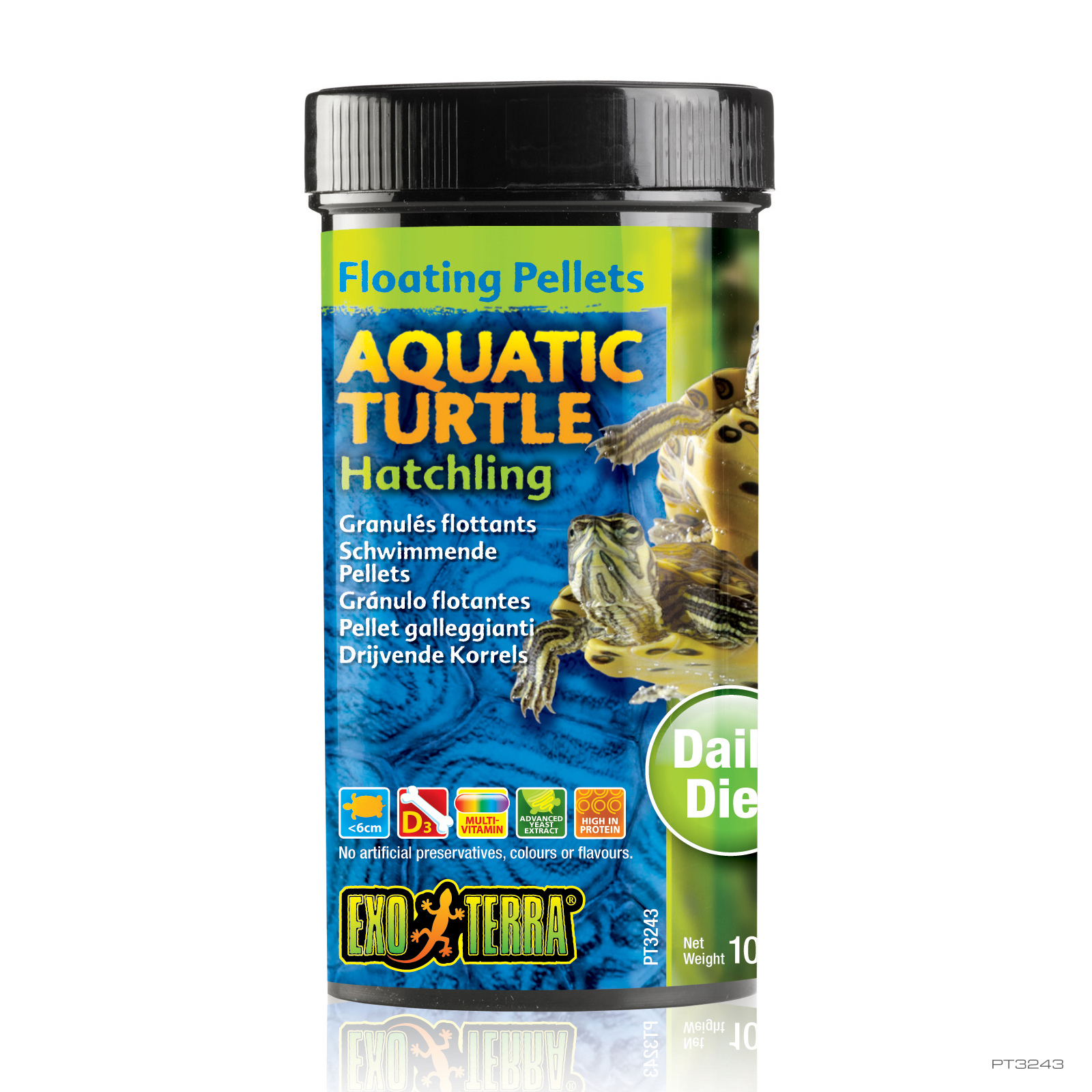 Floating Pellets Aquatic Turtle Hatchling 3.7 oz - 105 g