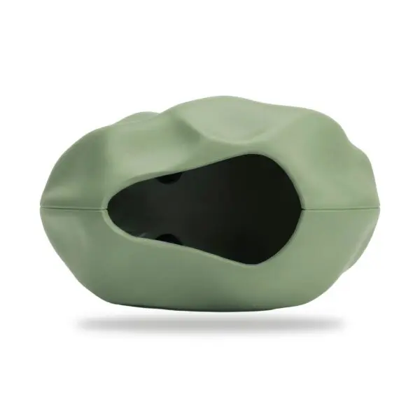 Exo Terra BIOTIC Hanging Hide PT4792 in olive green with a biomorphic shell and deep front entrance